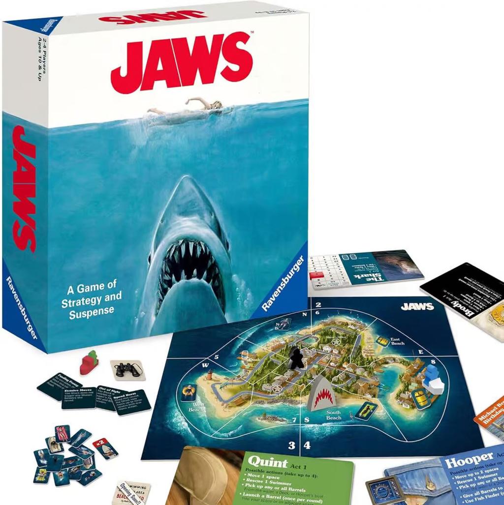 Jaws Game board and box
