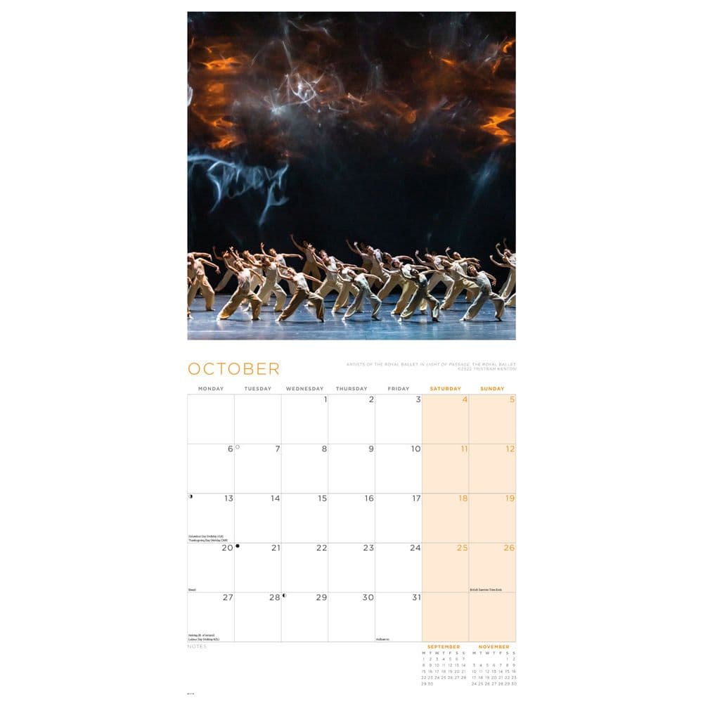 Royal Ballet 2025 Wall Calendar