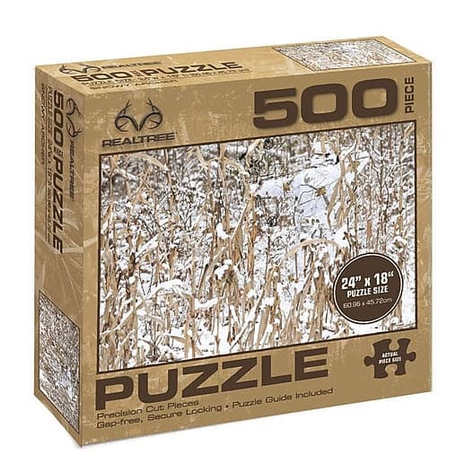 Realtree Snowy Archer 500 Piece Puzzle Calendars com