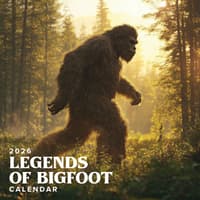 image Legends of Bigfoot 2026 Mini Wall Calendar Main Product Image