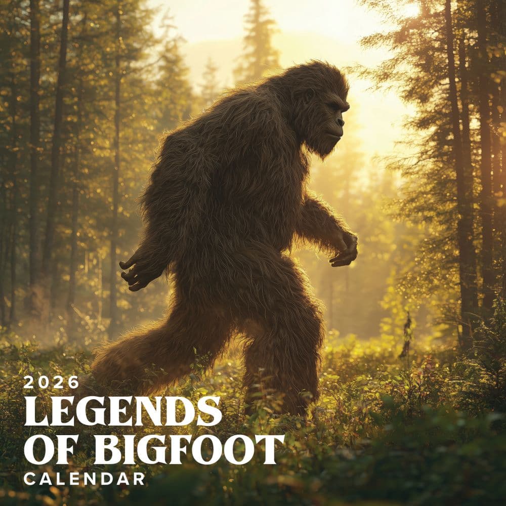 Legends of Bigfoot 2026 Mini Wall Calendar Main Product Image