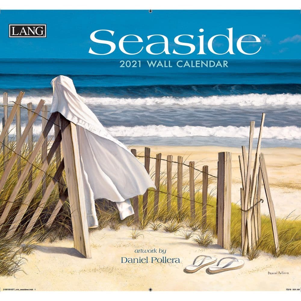Seaside Wall Calendar by Daniel Pollera