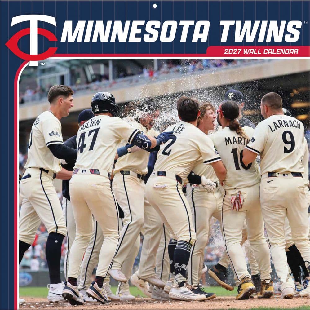 MLB Minnesota Twins 2027 Wall Calendar