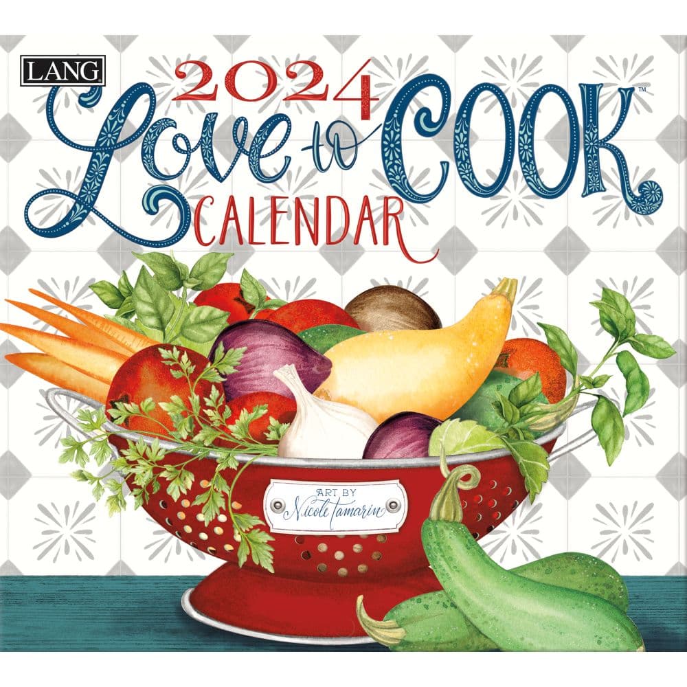 Love To Cook 2025 Wall Calendar