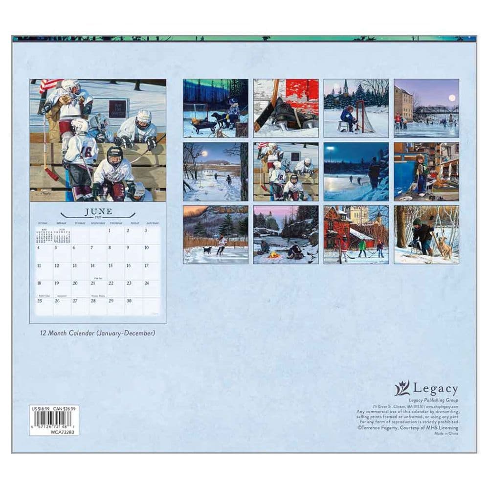 Calendrier Nhl 2023 2024 Hockey 2023 Wall Calendar - Calendars.com