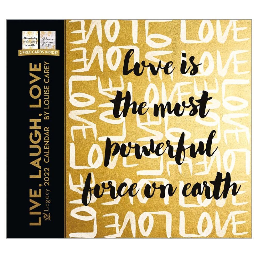 Live Laugh Love 2022 Wall Calendar
