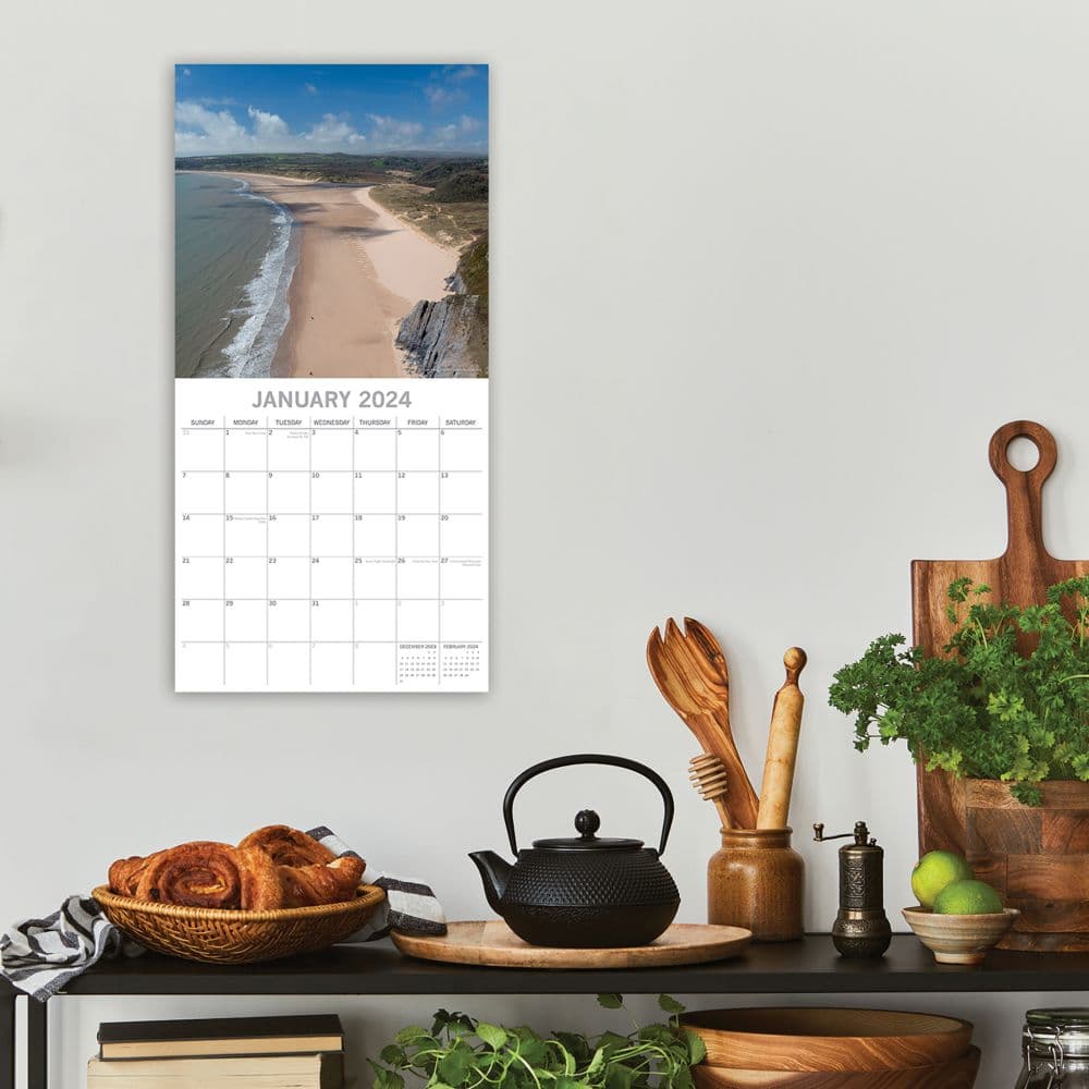 South Wales 2024 Wall Calendar