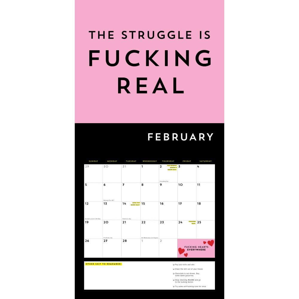 F*cking 2023 Wall Calendar - Calendars.com