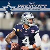 image NFL Dallas Cowboys Dak Prescott 2027 Wall Calendar Main Product Image