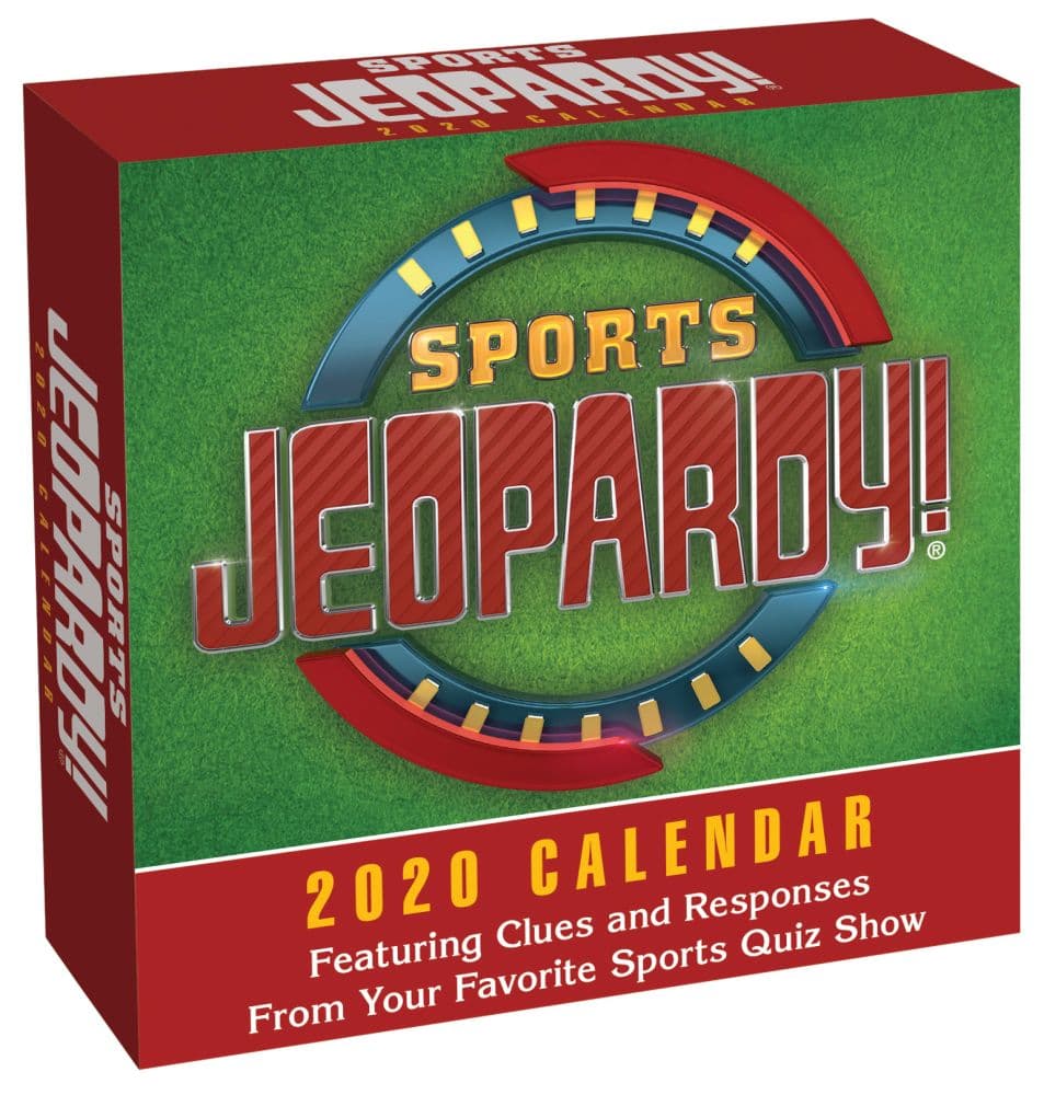 JEOPARDY 2021 DAILY DESK CALENDAR w Office Supplies & Stationery