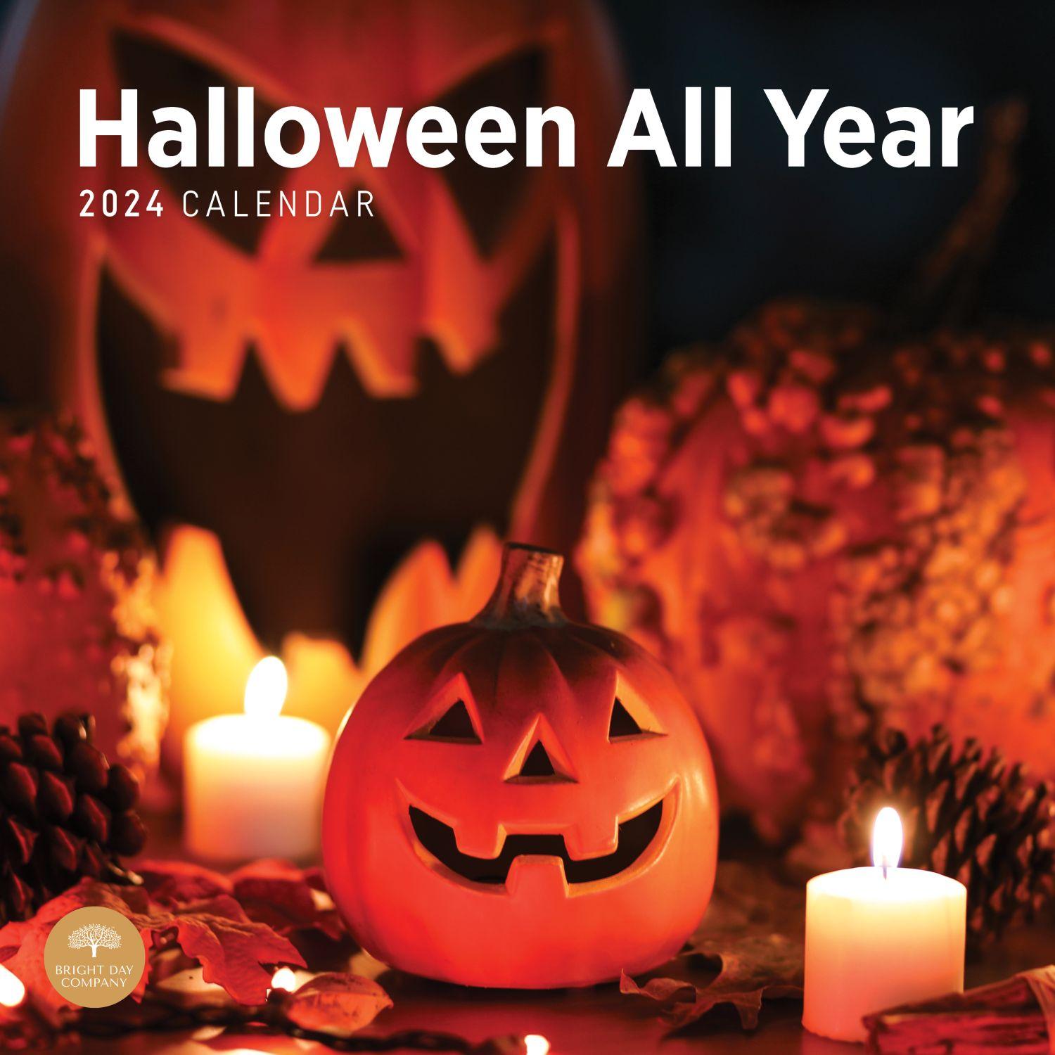 Halloween All Year 2024 Wall Calendar Calendars