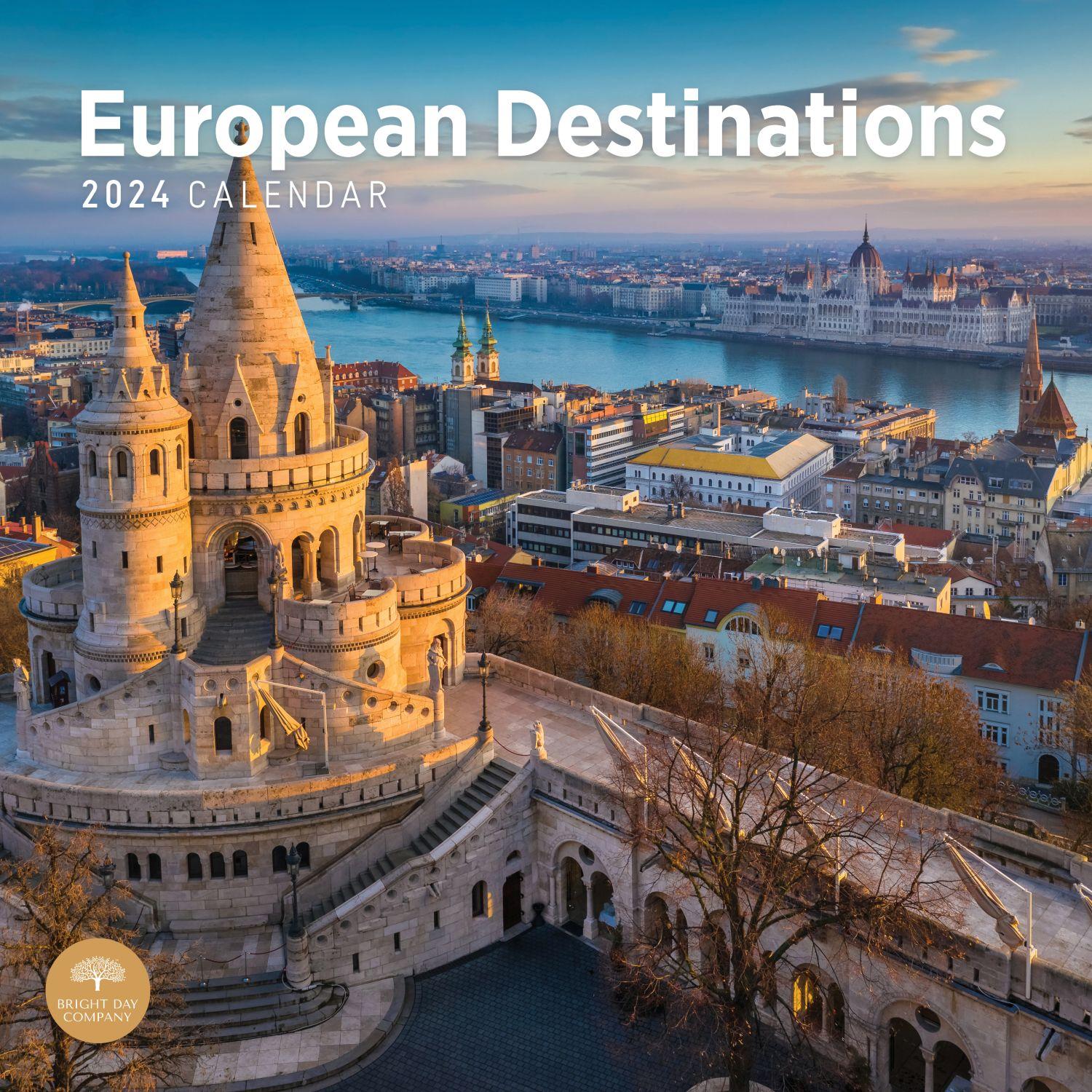 European Destinations 2024 Wall Calendar - Calendars.com