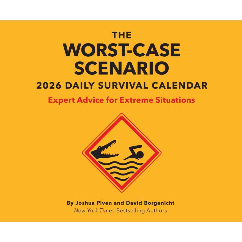 Worst Case Scenario Survival 2026 Desk Calendar Sixth Alternate Image
