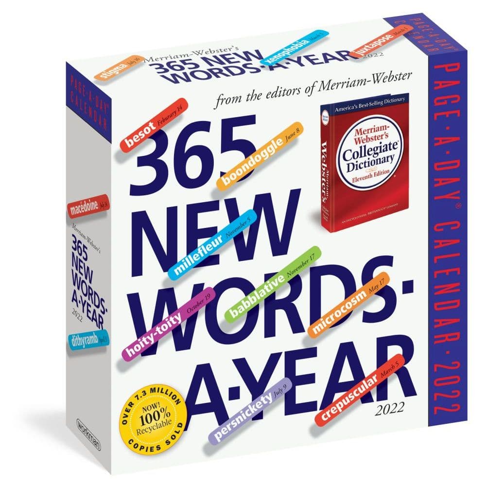 365 New Words-A-Year 2022 Page-A-Day Calendar - Calendars.com