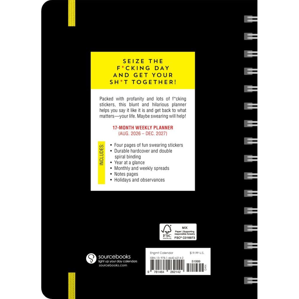 Carpe Fcking Diem 2027 Planner First Alternate Image