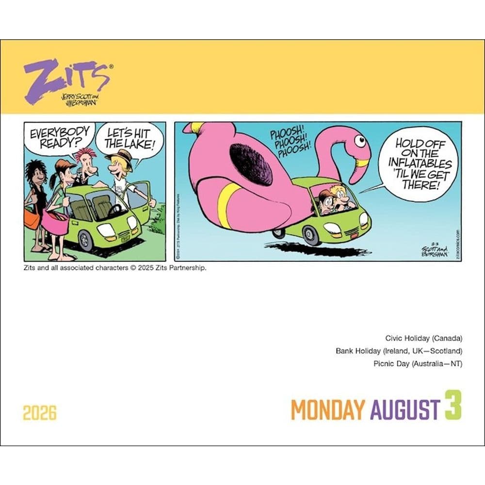 Zits 2026 Desk Calendar Third Alternate Image