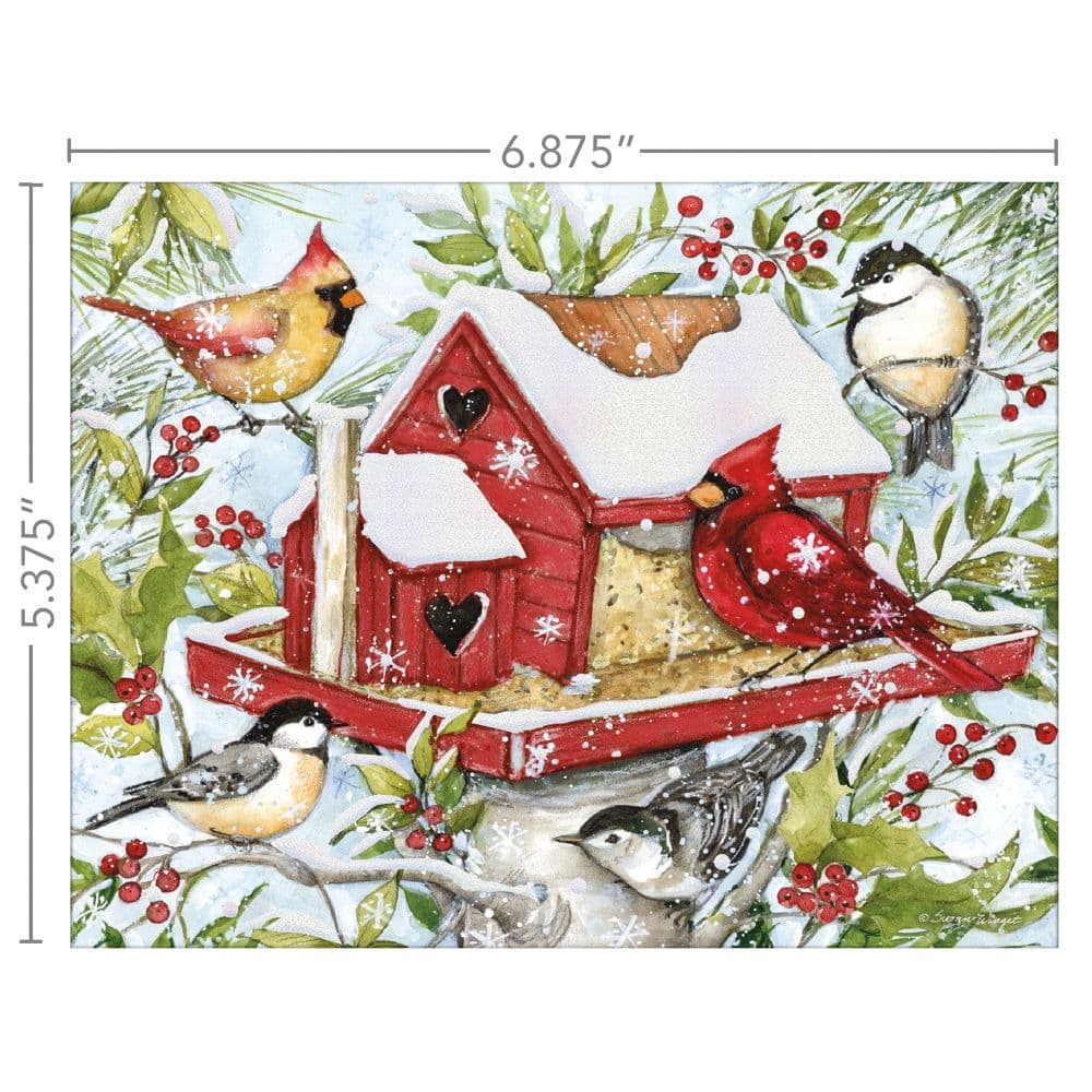 Winter Birds by Susan Winget Assorted Christmas Cards Alt8