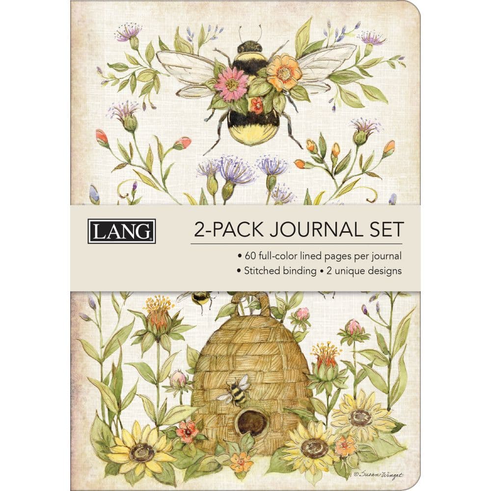 Spring Bees 2 Pack Journals Alt5