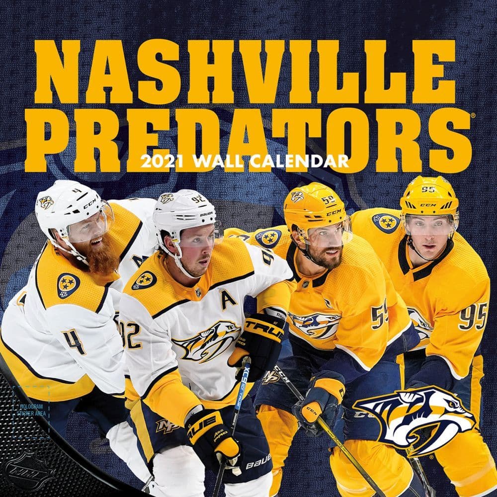 Nashville Predators 2021 calendars