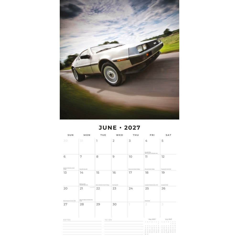 Car Legends 2027 Wall Calendar Second Alternate Image
