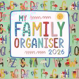 My Family Organiser 2026 Wall Calendar