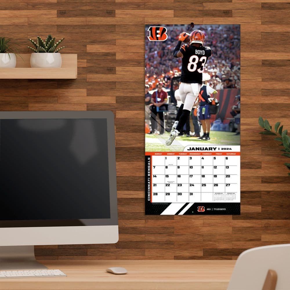 Cincinnati Bengals 2024 Mini Wall Calendar