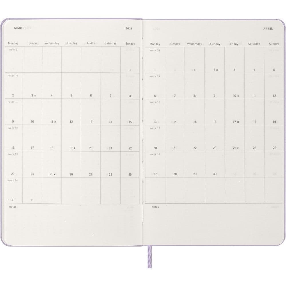 Pastel Lilac Classic Weekly 2026 Planner Fifth Alternate Image