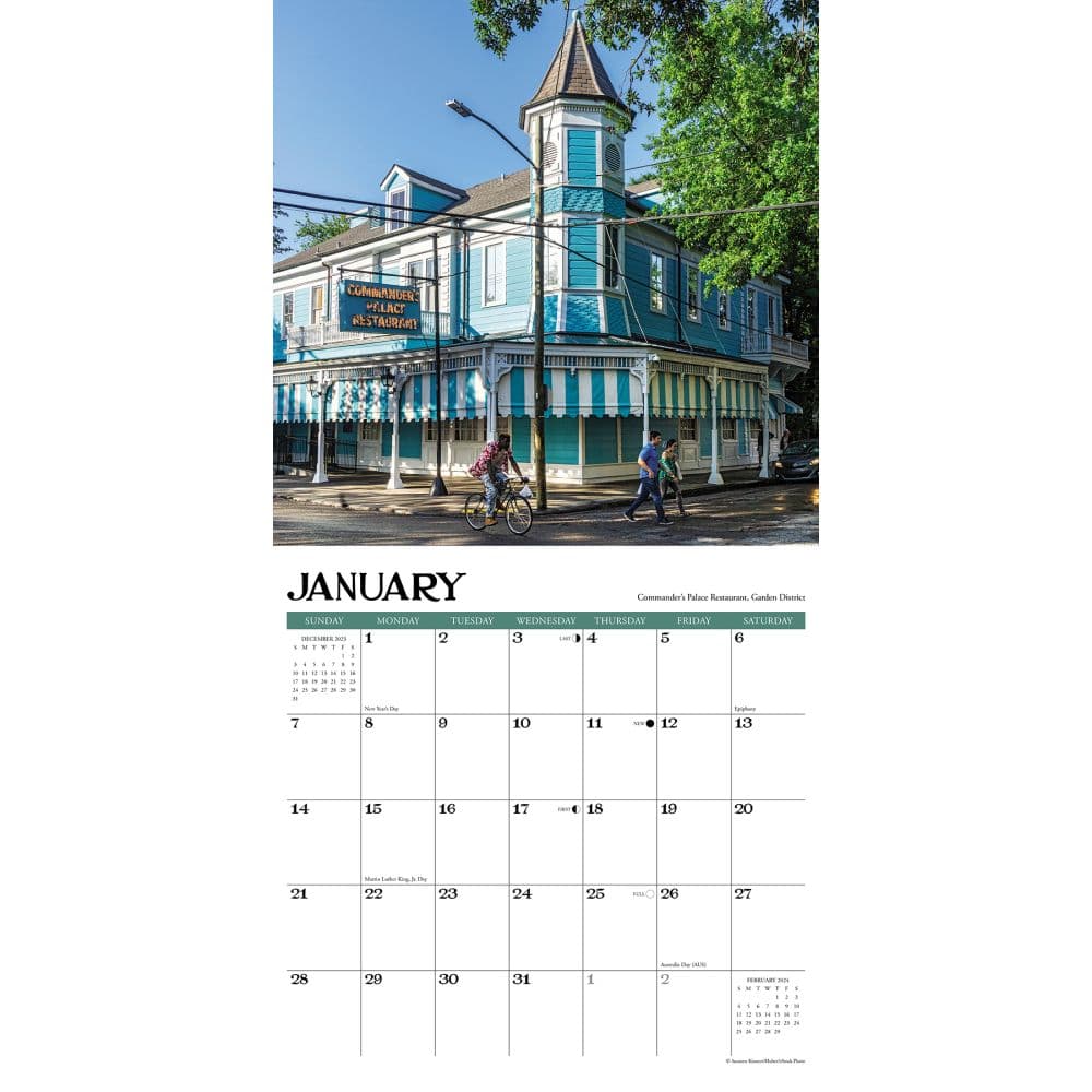 New Orleans 2024 Wall Calendar