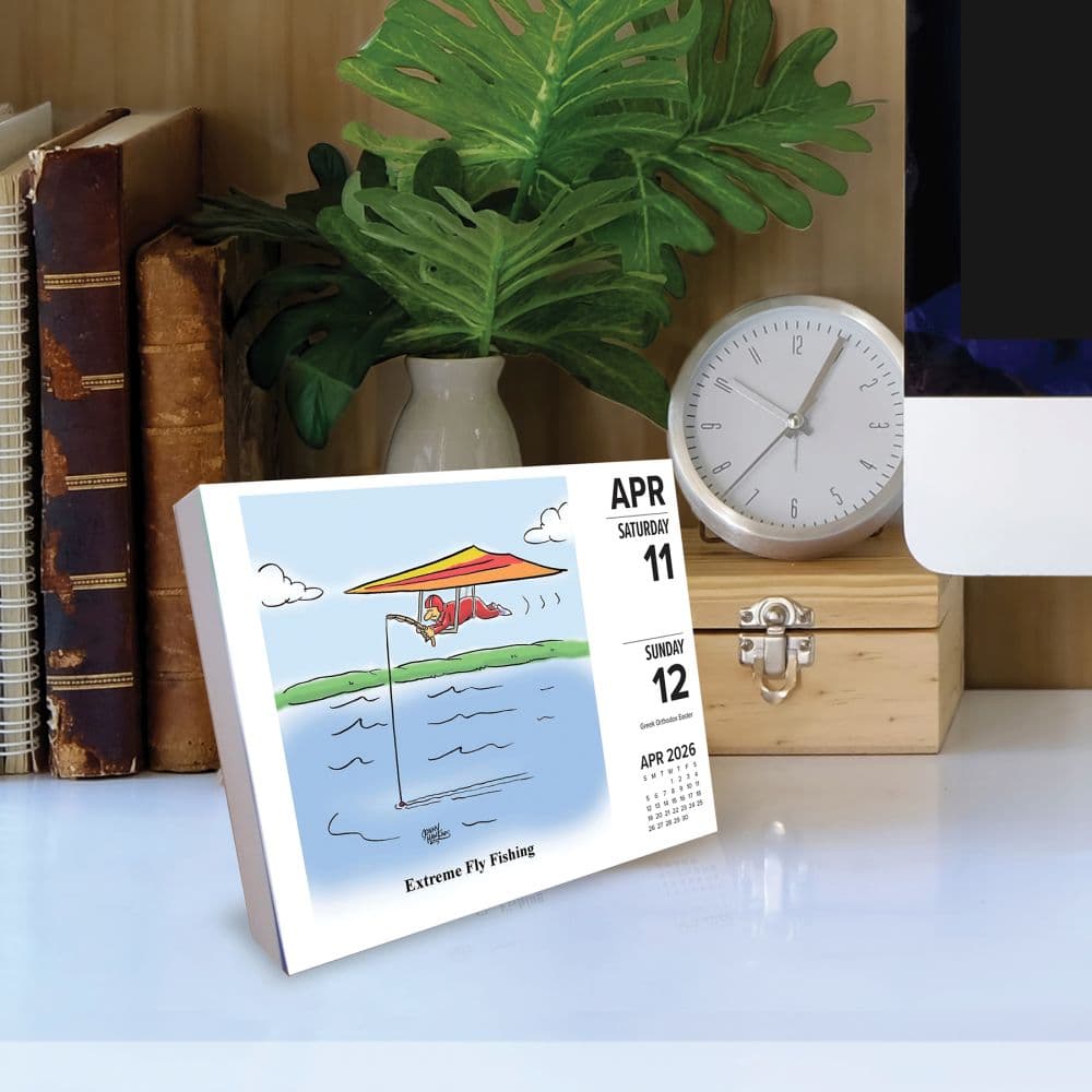 Fishing Cartoon A Day 2026 Desk Calendar Second Alternate Image