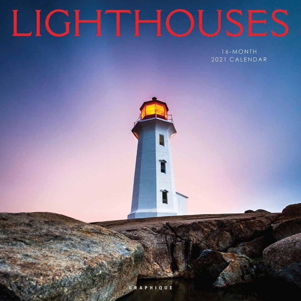 Lighthouses Wall Calendar - Calendars.com