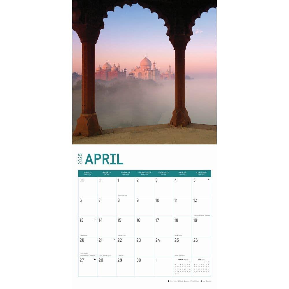 India 2025 Wall Calendar Second Alternate Image width="1000" height="1000"