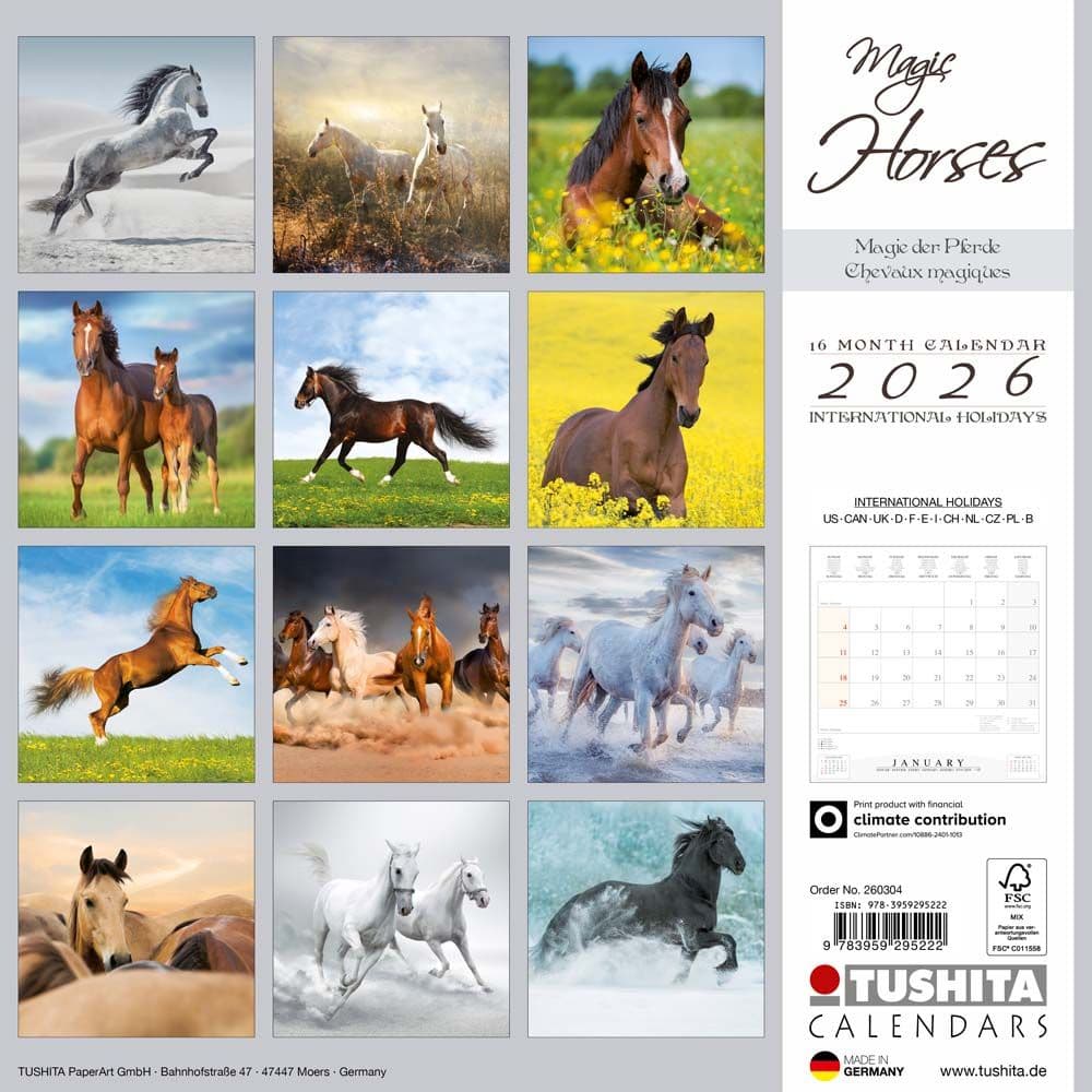 Magic Horses 2026 Wall Calendar First Alternate Image