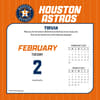 image MLB Houston Astros 2027 Desk Calendar Third Alternate Image