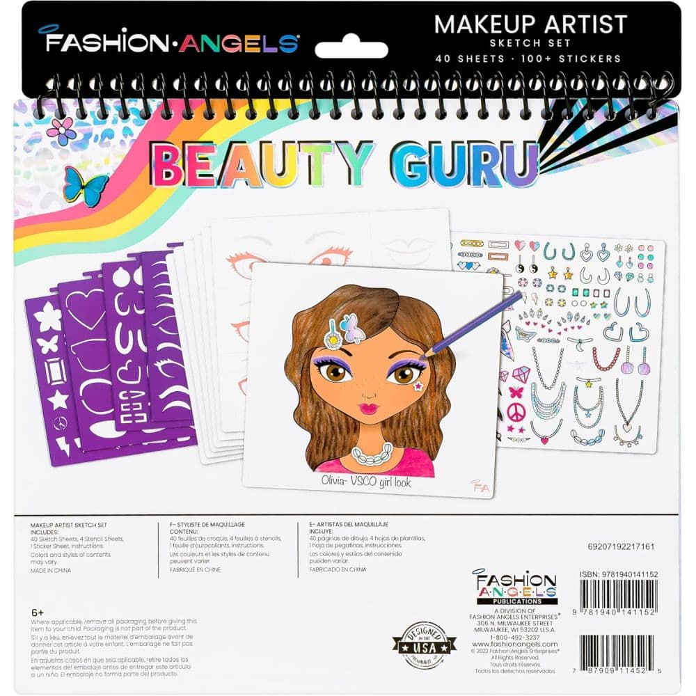 Make Up &amp; Hair Design Sketch Book Second Alternate Image