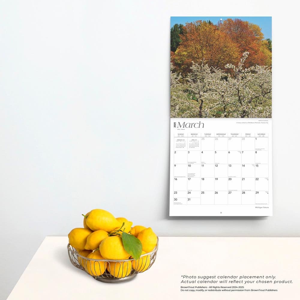 Michigan Nature 2025 Wall Calendar Fourth Alternate Image width=&quot;1000&quot; height=&quot;1000&quot;