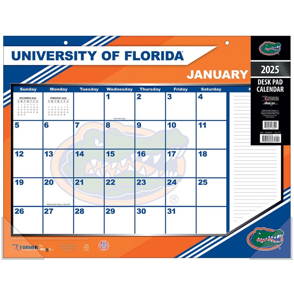 COL Florida Gators 2025 Desk Pad