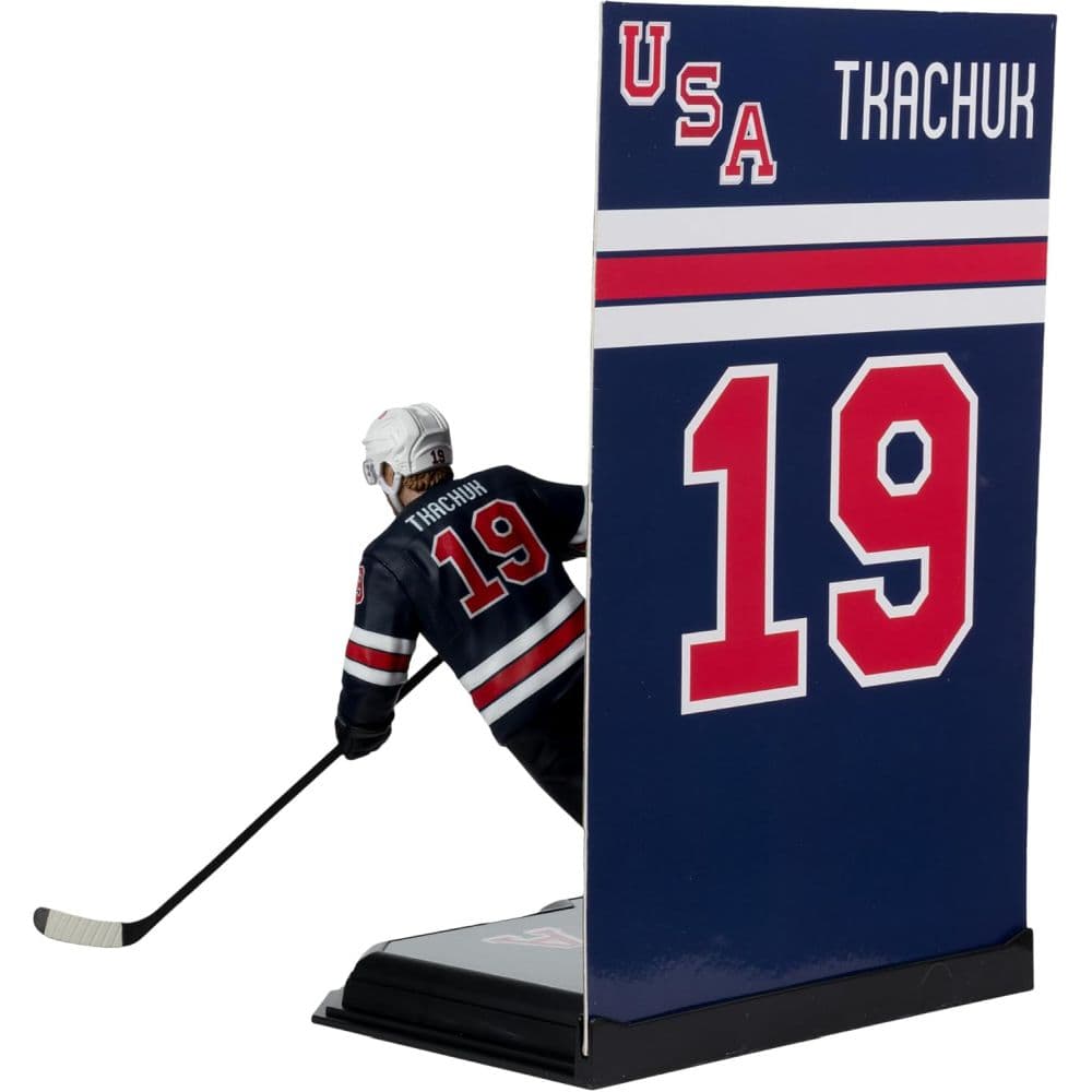 Team USA Matthew Tkachuk 7-Inch Hockey Figure Fifth Alternate Image
