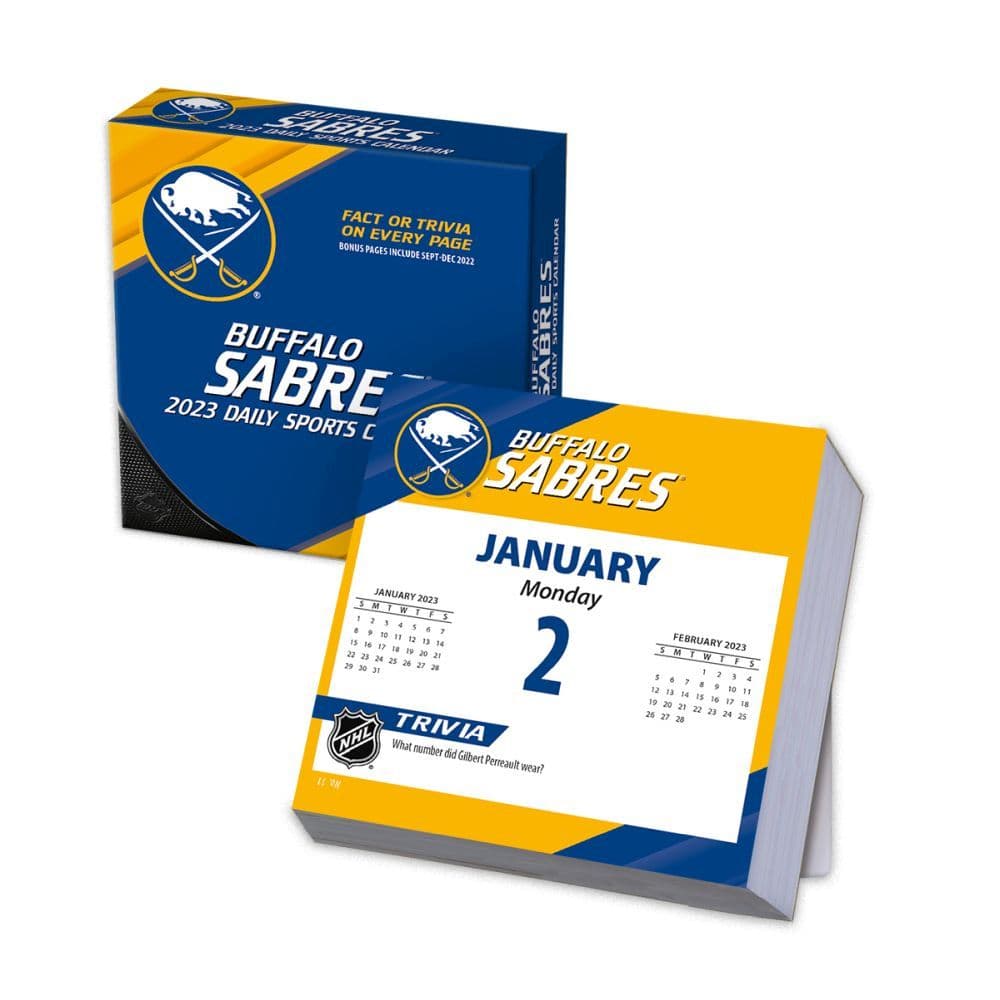 Buffalo Sabres 2023 Desk Calendar