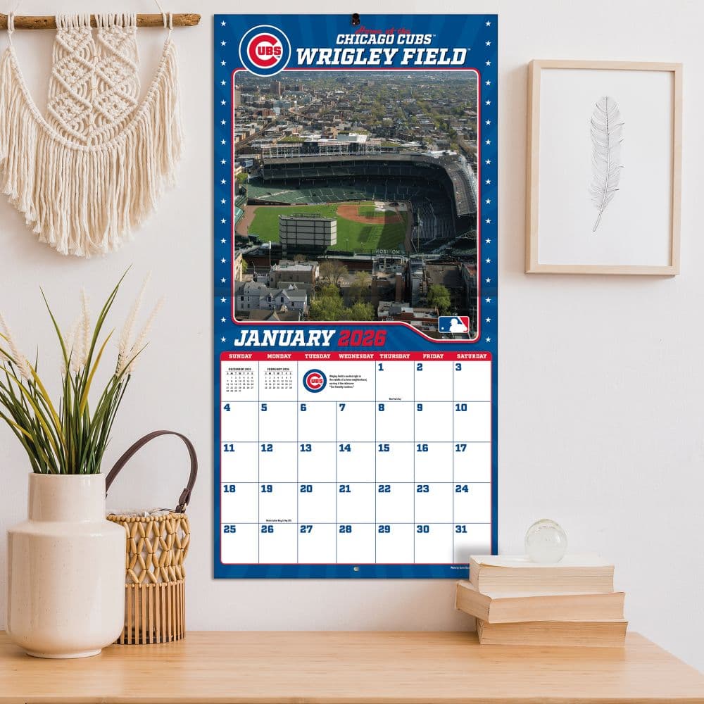 MLB Wrigley Field 2026 Wall Calendar Fourth Alternate Image
