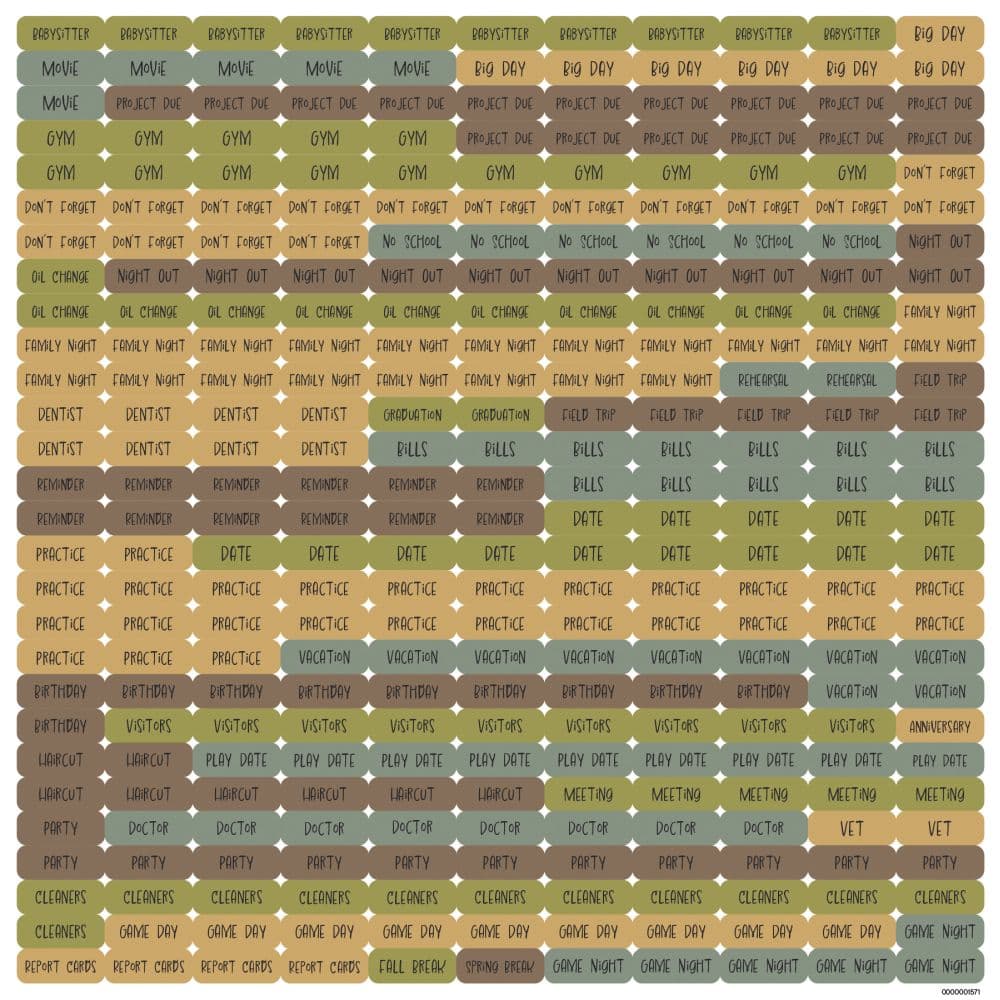 Animals Family 2026 Magnetic Desk Calendar Sixth Alternate Image