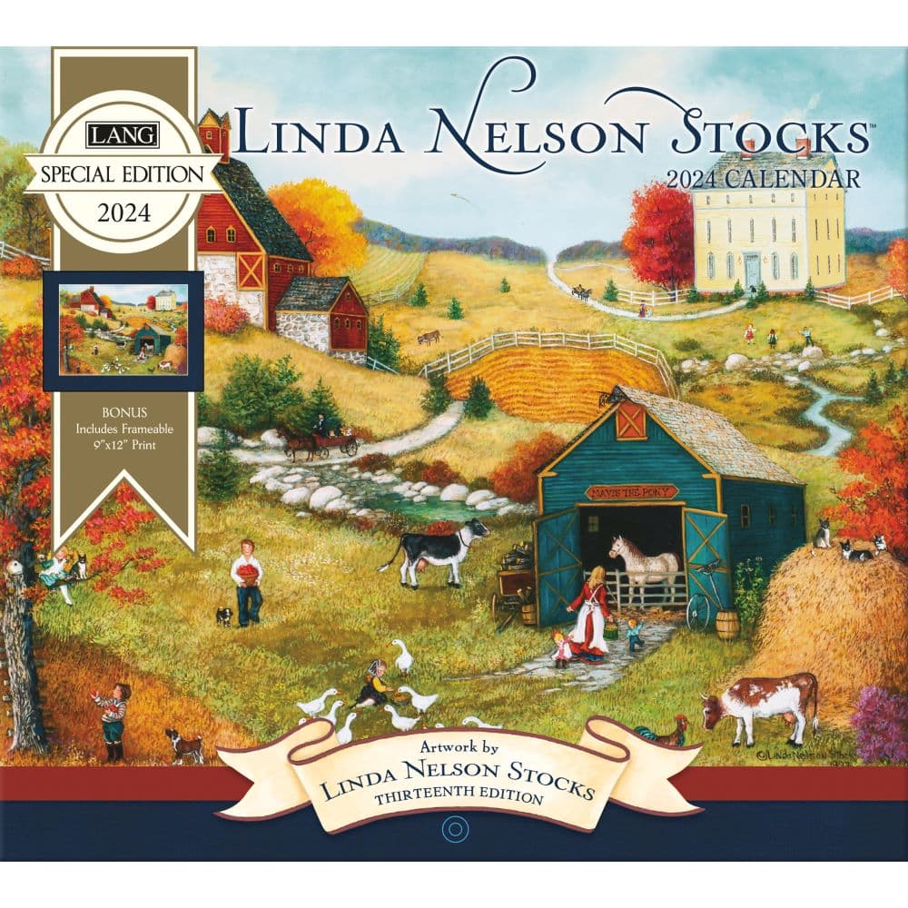 Linda Nelson Stocks Special Edition 2024 Wall Calendar Calendars