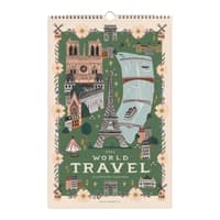 image World Travel 2026 Wall Calendar Main Product Image