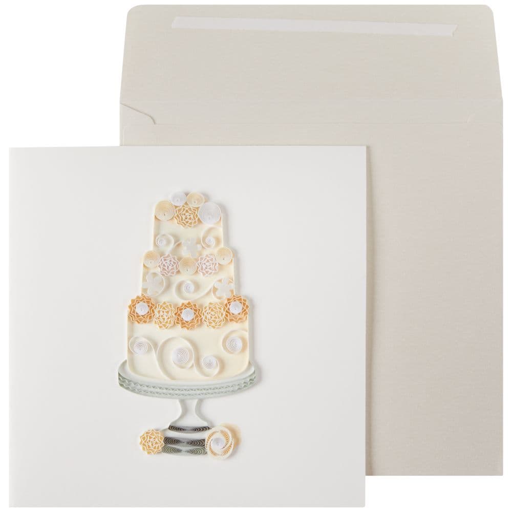 Cake Quilling Wedding Card Main Product Image width=&quot;1000&quot; height=&quot;1000&quot;