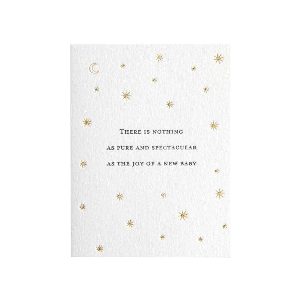 Copy Driven Letterpress New Baby Card First Alternate Image width="1000" height="1000"