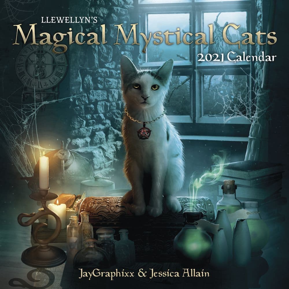 2021 Magical Mystical Cats Wall Calendar