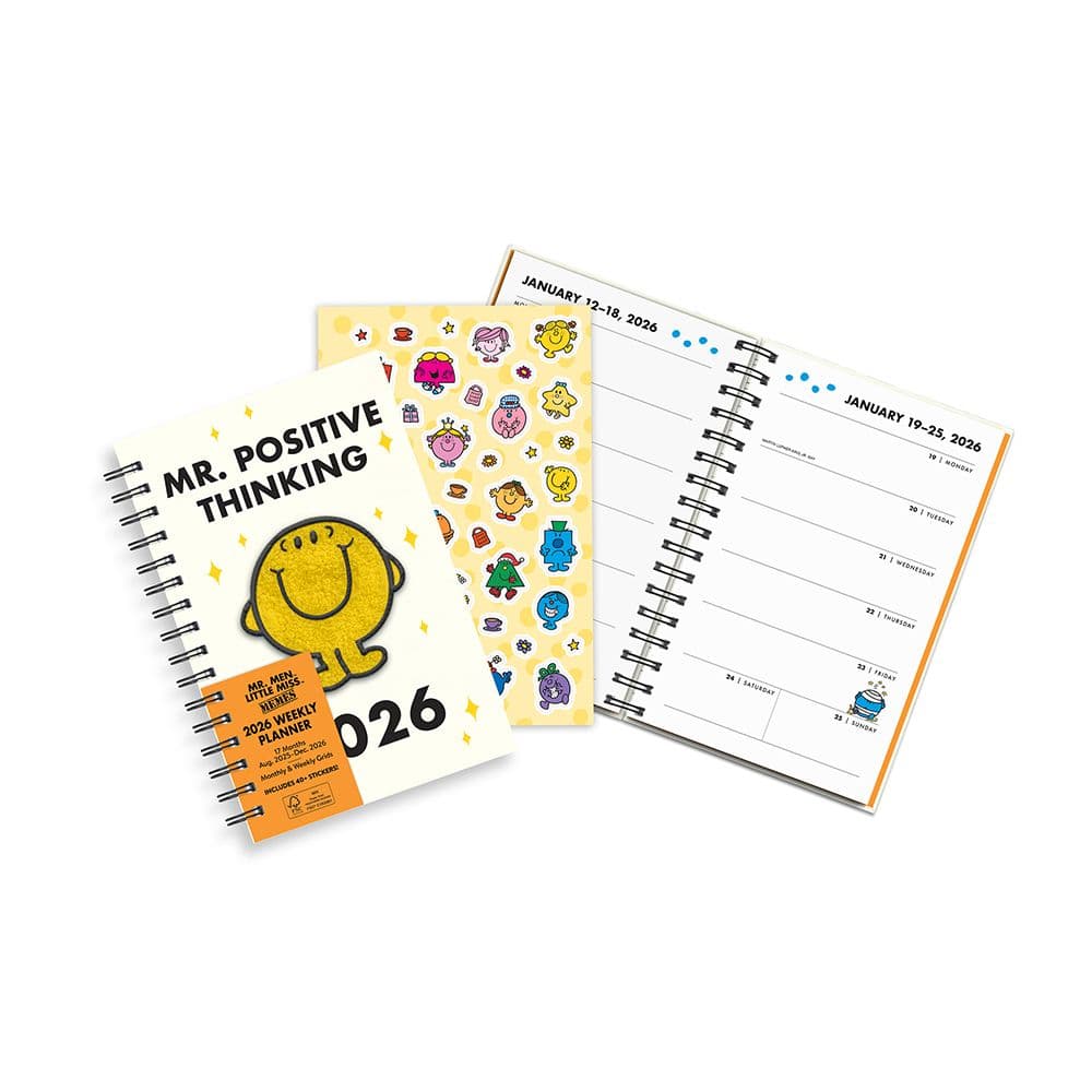 Mr Positive Thinking Chenille 2026 Planner Seventh Alternate Image