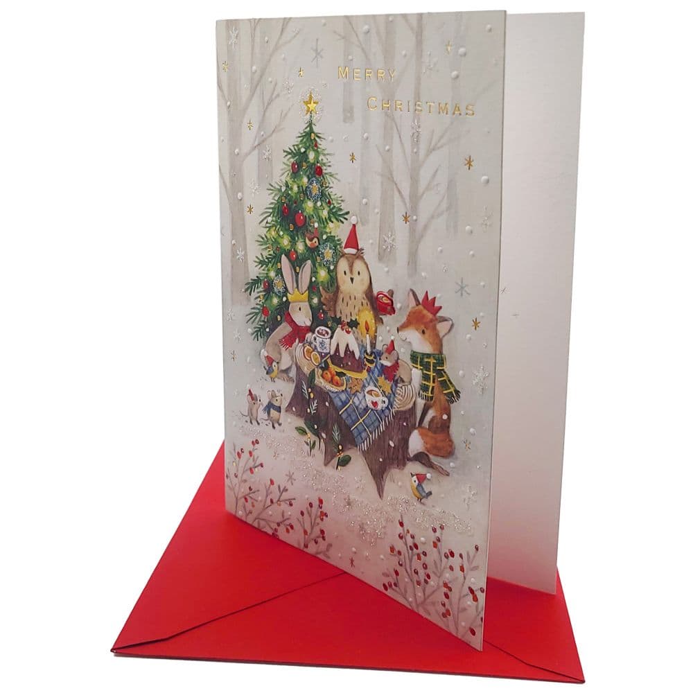 Woodland Christmas Feast Christmas Card Alt6