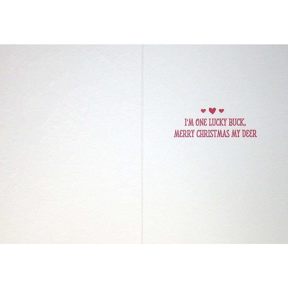 Deer Couple Letterpress Christmas Card Second Alternate Image width="1000" height="1000"