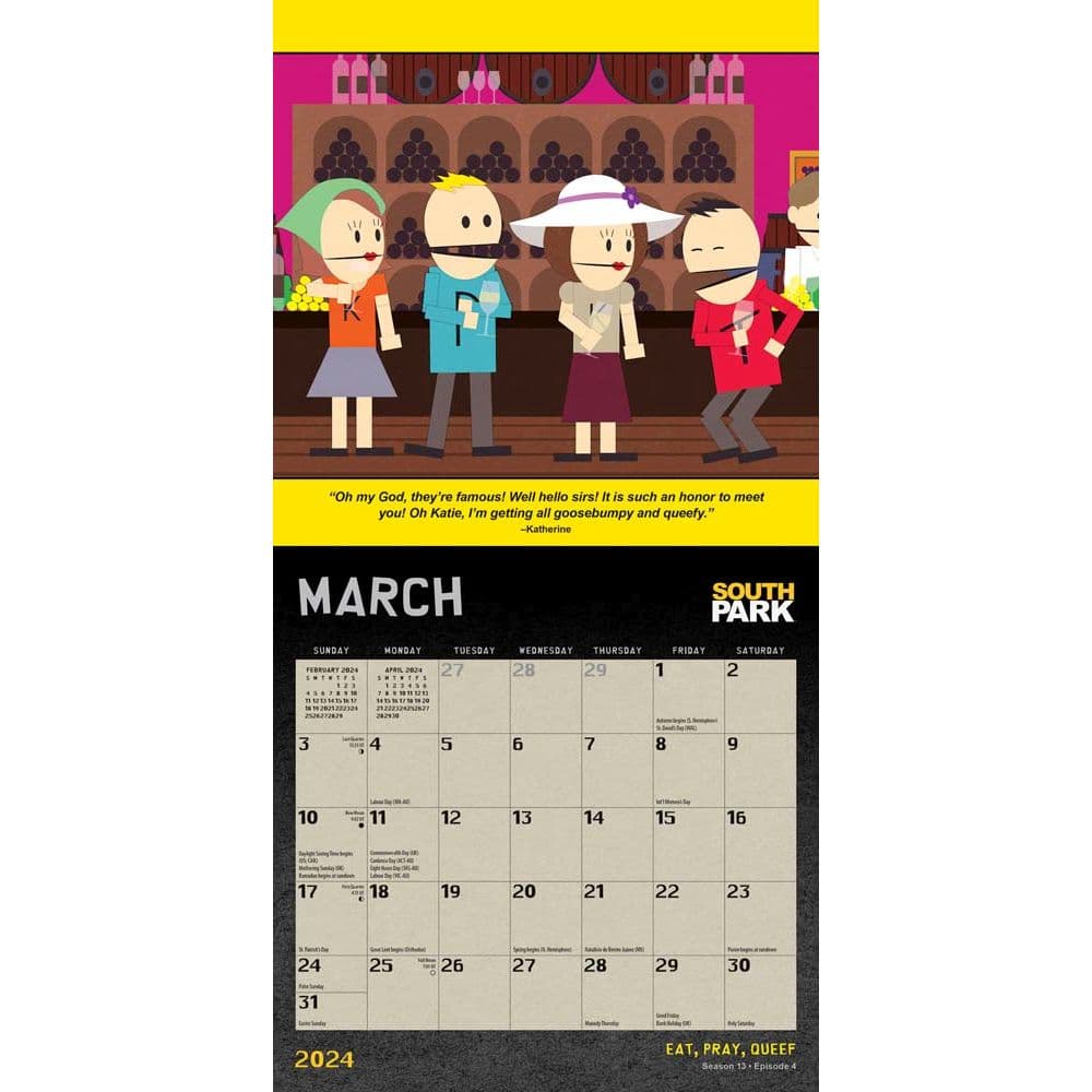 South Park 2024 Mini Wall Calendar Second Alternate Image width=&quot;1000&quot; height=&quot;1000&quot;