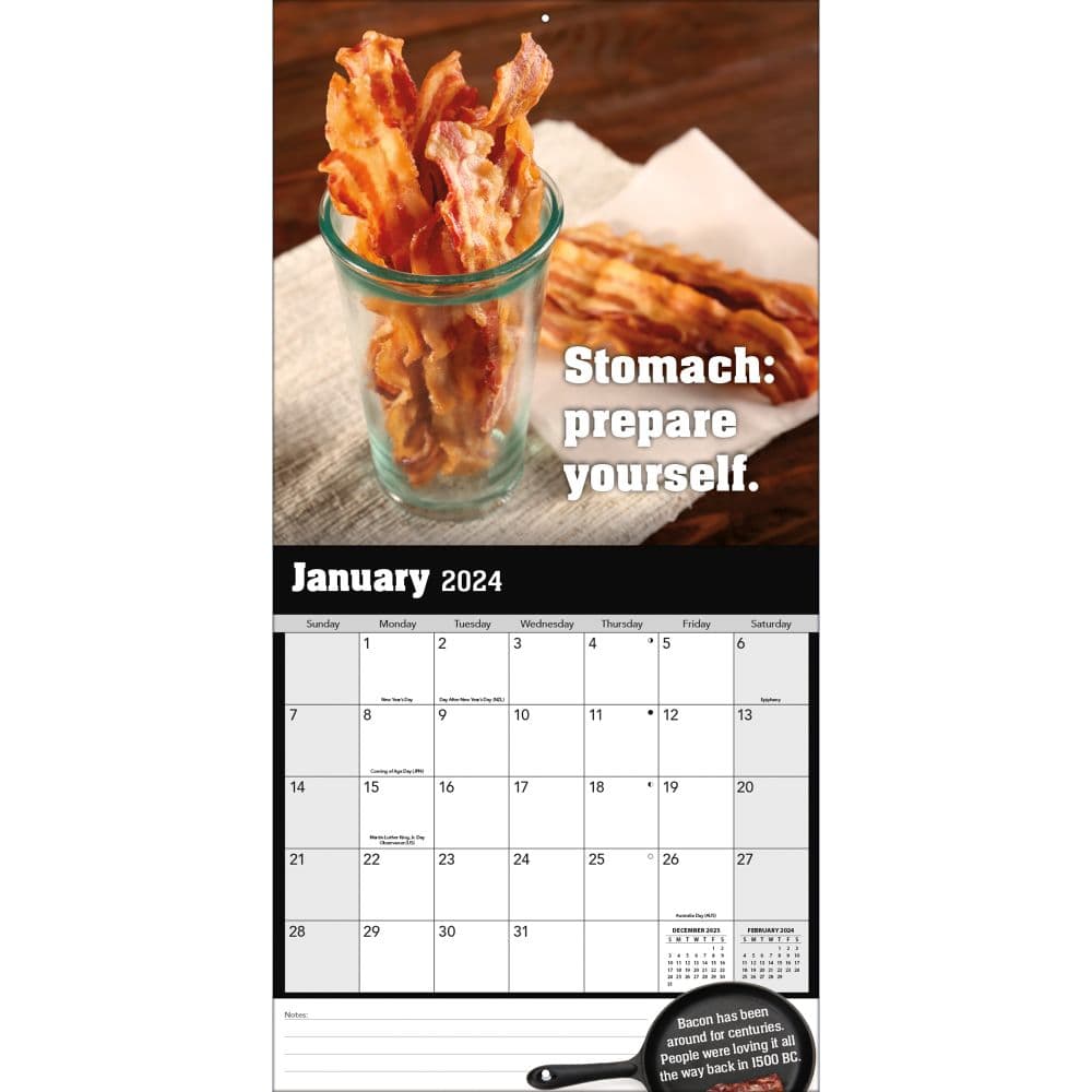 You’re Bacon Me Crazy 2024 Wall Calendar